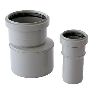 Raccordo di Transizione PVC-PP da 90mm F x 100mm M per Tubi di Scarico, Condotti e Raccordi - Product Image 1