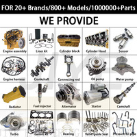 Ensemble moteur diesel Cat Engine 3116 3126 3176 3406 3408 3412 3456 3506 3508 3512 3516 3524B pour Caterpillar