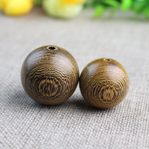 Wood Beads 25-30mm Round Polished For Bracelet Making - Product Image 2