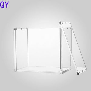 Y Y caja de almacenamiento acrílica transparente Elite Trainer con tapa magnética resistente a UV para cartas de juego boosters - Product Image 1