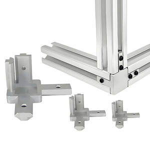 <span class=keywords><strong>2</strong></span>-Wege-und <span class=keywords><strong>3</strong></span>-Wege-Verbindungsblock aus kubischem Aluminium mit dreieckiger Halterung struktur für Aluminium-Extrusion profilrahmen der Serie 1515 - Product Image 5