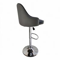 Chaise de bar pivotante moderne en gros, réglable en hauteur, avec dossier et accoudoirs pour café, hôtel, comptoir de bar