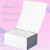 Boîte cadeau magnétique pliable expédition boîtes rigides pour vêtements perruques boîte d'emballage de vêtement