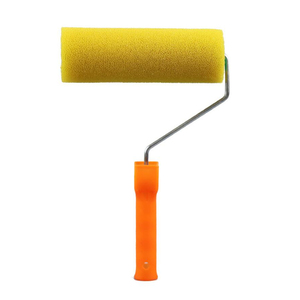 Outils de décoration : Rouleau de <span class=keywords><strong>peinture</strong></span> <span class=keywords><strong>éponge</strong></span> texturé jaune de 4, 6, 9 pouces, manchon de texturage rugueux pour murs extérieurs - Product Image 5