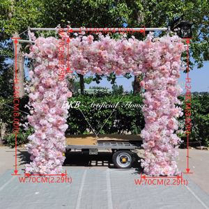 Arco de flores de boda al por mayor, arreglo de arco de flores de boda, decoración de arco de flores rosas - Product Image 2