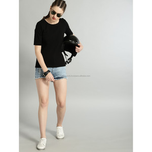 Ladies t Shirts Latest Design Custom Made with High Quality <b>Material</b> Latest Women Fashion Design t Shirts on Wholesale - Product Image 4