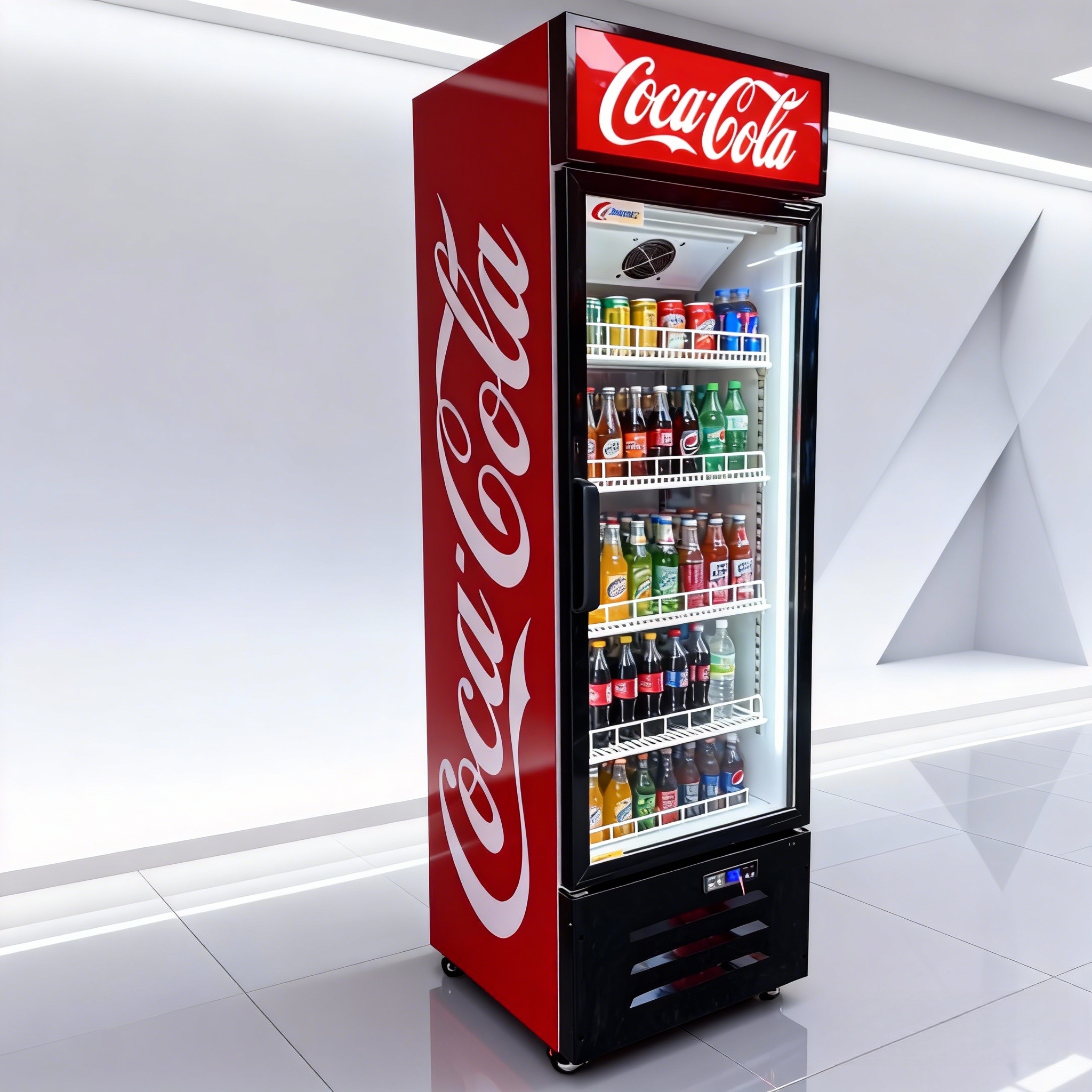 ビジネスニーズに応える信頼性の高いコカ・コーラ冷蔵庫ガラス扉で効率