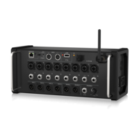 Console de mixage numérique XR16 16 canaux avec Bluetooth/USB, construction en plastique et métal, utilisation en studio et DJ, enregistrement multi-pistes