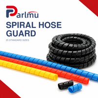 Protection spirale pour tuyau, gaine spirale, 25 tailles standard, protection de câble, attache spirale pour protection de tuyau hydraulique