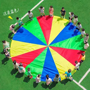 Диаметр 4 м 6 м 8 м детский сад коллективная игра парашют для активного отдыха командная игра сотрудничество