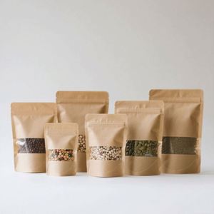 Bolsa de Compras de Papel Kraft Marrón de Gran Tamaño, Ecológica, Hecha con Materiales Reciclados, con Asas, Impresión de Logotipo Personalizada, Diseño Serigrafiado - Product Image 6