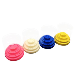 Lab <span class=keywords><strong>Dental</strong></span> <span class=keywords><strong>Endo</strong></span> <span class=keywords><strong>Box</strong></span>, ronde kunststof houder voor 60 boortjes - Product Image 3
