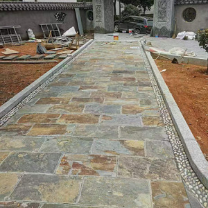 Gạch Lát Sàn Đá Phiến Gỉ Tự Nhiên Để Lát Sàn Cảnh Quan Ngoài Trời - Product Image 4