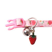 Collier pour chien en tissu écologique double couche haute performance avec rivets décoratifs, nouvel article pour animaux de compagnie, imprimé dessin animé