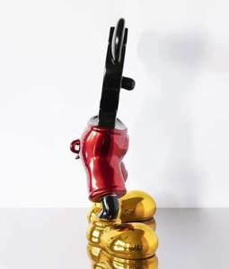 <span class=keywords><strong>Pop</strong></span> Arts tamaño real resina Popular decoración interior escultura resina dólar <span class=keywords><strong>Mickey</strong></span> escultura para el hogar Oficina tienda exhibición - Product Image 3