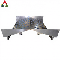Couvercle de soufflet télescopique en acier pour machine CNC