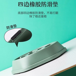 Slow Feeding Dog Bowl Non Slip Anti Tipping Pet Food Bowl For Cats And Dogs <b>Blue</b> Yellow Pink Green Color Options - Product Image 4