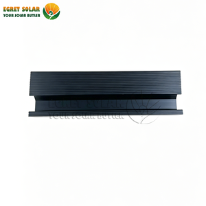 Kit de panneaux solaires Black Rail avec rail de montage en aluminium, système de <span class=keywords><strong>fixation</strong></span> pour toit métallique, système de support photovoltaïque pour panneaux solaires - Product Image 4