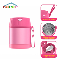Aohea 300ml Sécurité assurée en acier inoxydable à double paroi Boîte à lunch sous vide Conteneur à soupe Pot alimentaire thermos