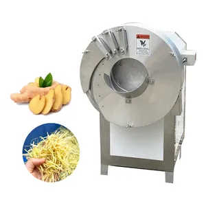 Machine automatique à couper le gingembre Machine à couper les carottes juliennes Machine à déchiqueter les pommes de terre