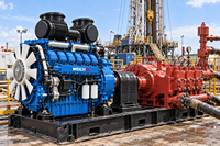 Moteur diesel Baudouin série 12M33 1200 kW 1632 ch 1800 tr/min 12M33B1795E201 pour pompe de forage, pompe à eau, alimentation stationnaire