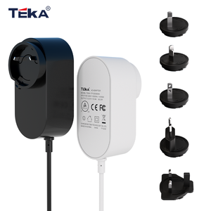 Adaptador de Corriente con Enchufe Intercambiable de 65W, Salida Amplia de 9V-59V, Apto para Computadoras Portátiles y Dispositivos Inteligentes, Cargador con Certificación CE FCC UKCA - Product Image 1