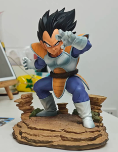 Dragon Ball Z Vegeta Goku – Sculpture d'action artistique peinte à la main, objet de collection pour fans, en résine et PVC, haute précision - Product Image 2