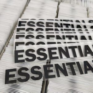 Personalizzato 3D Silicone DTF trasferimento di calore Logo su tessuto serigrafia PVC etichetta di gomma per abbigliamento t-shirt - Product Image 3