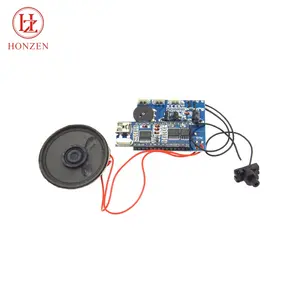 Good price rechargeable usb download music motion sensor activated sound module with dc fan for advertising