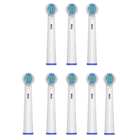 Lot de 4 têtes de brosse à dents électroniques rechargeables en gros pour hôtels, alimentées par USB, en matériau de qualité supérieure, compatibles Oral-B Vitality