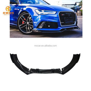 Lame de pare-choc avant en fibre de carbone, accessoire de voiture pour <span class=keywords><strong>Audi</strong></span> <span class=keywords><strong>RS6</strong></span> C7 - Product Image 1