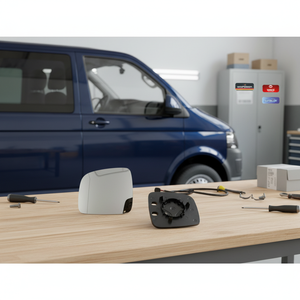 Verre de rétroviseur droit asphérique chauffant pour VW T6 10-15 [7E1857522J] Origin/TR - Product Image 3