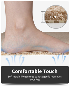 Fabrieksverkoop Milieuvriendelijk Sneldrogend Antislip Comfort Badkuipmatten Zacht <span class=keywords><strong>Pvc</strong></span> Loofah Badmat Voor Badkuip Antislip - Product Image 3