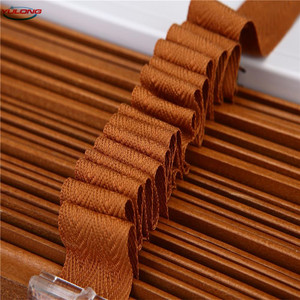Accessoire moderne et élégant de 50mm à lattes de <span class=keywords><strong>bois</strong></span> pour stores de fenêtre avec ruban, design haut de gamme pour la décoration intérieure - Product Image 2