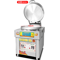 WENCHU Machine à crêpes moelleuse à gaz pour cuisine commerciale Revêtement antiadhésif en acier inoxydable 304 Contrôle numérique de la température pour