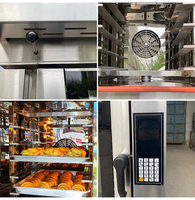 Four à convection commercial 5 plateaux, four électrique pour pain, gâteaux et pizzas, four à circulation d'air chaud, équipement de boulangerie