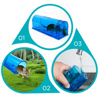 Usine Réutilisable Durable En Plastique Souris Rongeur Tunnel Pièges Contrôle Live Catch Mousetrap Hamster Humane Rat Piège À Souris