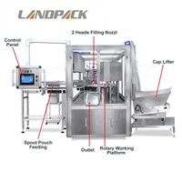 Machine de remplissage et de bouchage de poches à bec verseur pour confiture, miel, yaourt, purée alimentaire pour bébé, boisson, boisson aux fruits, smoothie, concentré, pâte et jus
