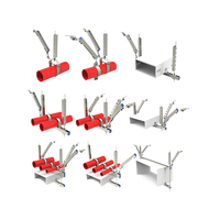 Support Sismique pour Tuyau d'Incendie Galvanisé à Chaud, Support Antisismique pour Système d'Arrosage, OEM Disponible