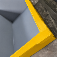 Conteneur à déchets de haute qualité de 8 m³, bac à déchets robuste pour le nettoyage des chantiers de construction et le recyclage - Matériel de traitement des déchets