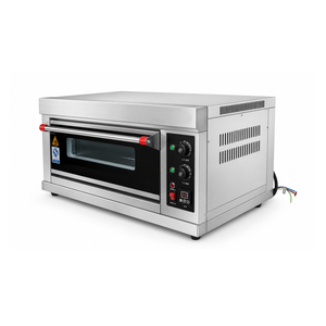 <span class=keywords><strong>Four</strong></span> électrique commercial 1 plateau 1 compartiment 4,6 kW pour la cuisson du pain, des gâteaux et des pizzas en boulangerie - Product Image 4