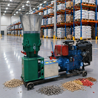 Ligne de production de granulés d'aliments pour volailles de haute qualité pour le pressage de granulés d'aliments pour animaux, machines de traitement d'aliments pour bovins et ovins