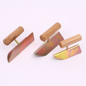 Venta caliente hierro galvanizado Yin Yang esquina aplicador masilla alisado paleta cuchillo pared enyesado cuchillo diatomea barro Base cuchillo - Product Image 1