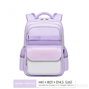 ขายส่ง OEM กระเป๋าเป้เด็กแบบมีโลโก้สั่งทำพิเศษ ป้องกันกระดูกสันหลัง กันน้ำ สไตล์อังกฤษ กระเป๋านักเรียน - Product Image 5