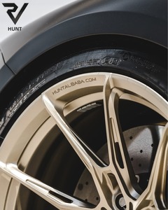 Rines Cóncavos Hunt Color Oro Champán, 5x112 5x114.3 5x120, 18 19 20 21 Pulgadas, Aleación de Aluminio Forjado, para <span class=keywords><strong>BMW</strong></span> F G <span class=keywords><strong>M</strong></span> - Product Image 2