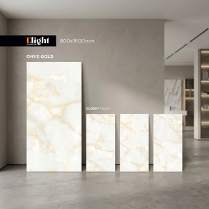 White Terrazzo Porcelain Floor Wall Tiles Vistaar 600x1200mm Glossy Polished Project Collection - Product Image 1