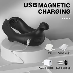 S-Hand Vibrierender Cockring Silikon Wasserdichter Penis ring Verzögerung Ejakulation für Männer für Paare - Product Image 3