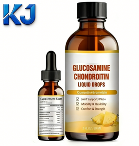 Suplemento Vegetariano para la Salud de las Articulaciones con Glucosamina, Condroitina, MSM, <span class=keywords><strong>Cúrcuma</strong></span>, Quercetina, Enzima de Piña <span class=keywords><strong>en</strong></span> Gotas Líquidas - Product Image 1