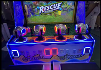 Centre de divertissement, jeu d'arcade de tir à l'eau à 4 joueurs, fonctionnant à la pièce, machine de jeu d'arcade, métal, garantie 1 an