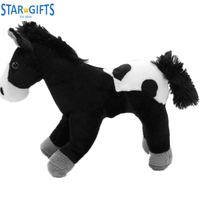 Porte-clés en peluche pour machine à griffes, vente en gros de jouets en peluche, petits ânes et chevaux, animaux en peluche, chevaux Kawaii, porte-clés en peluche
